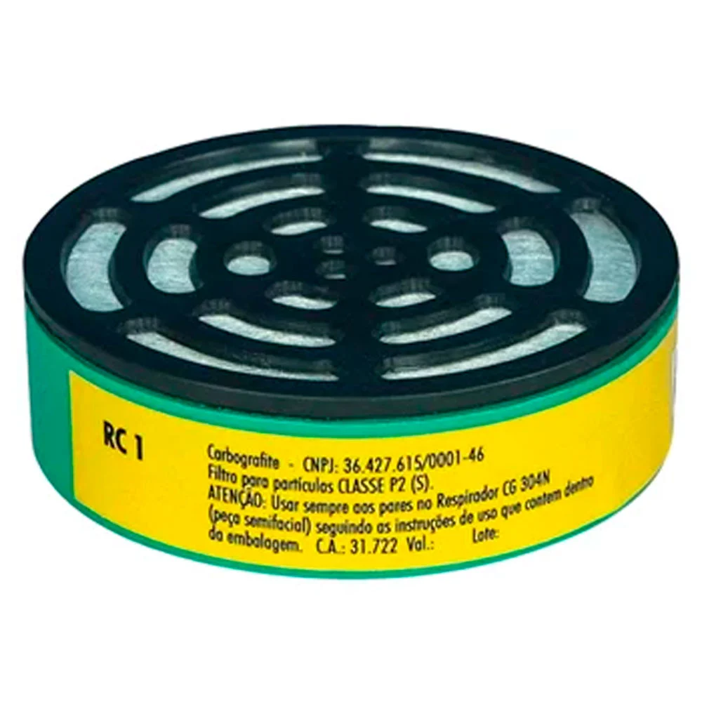 Cartucho Carbografite Rc01 P2 Poeiras/Névoas